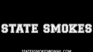 State Smokes - College Girls Love Fucking and Sucking Cock on Cell Phone