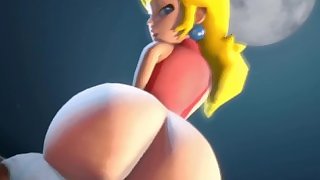 Princess peach anal fuck.