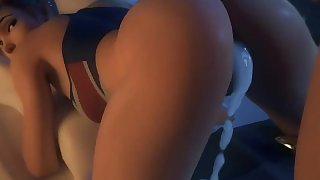 Overwatch Tracer Anal Creampie #1