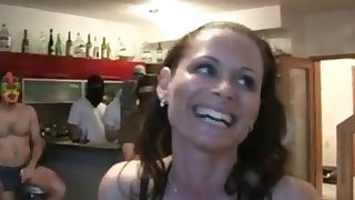 WIFE'S DREAM COMES TRUE AT CZECH GANG BANG