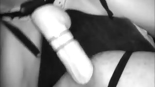 Wife gives anal with big strap-on