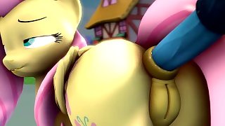 MLP Fluttershy anal 60 fps